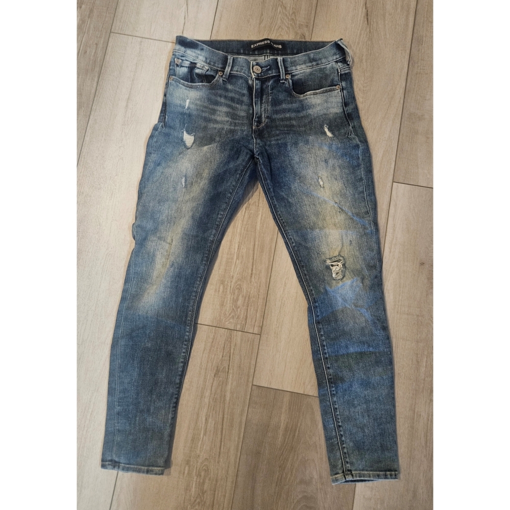 Express Mid Rise Jeans - Picture 2 of 5